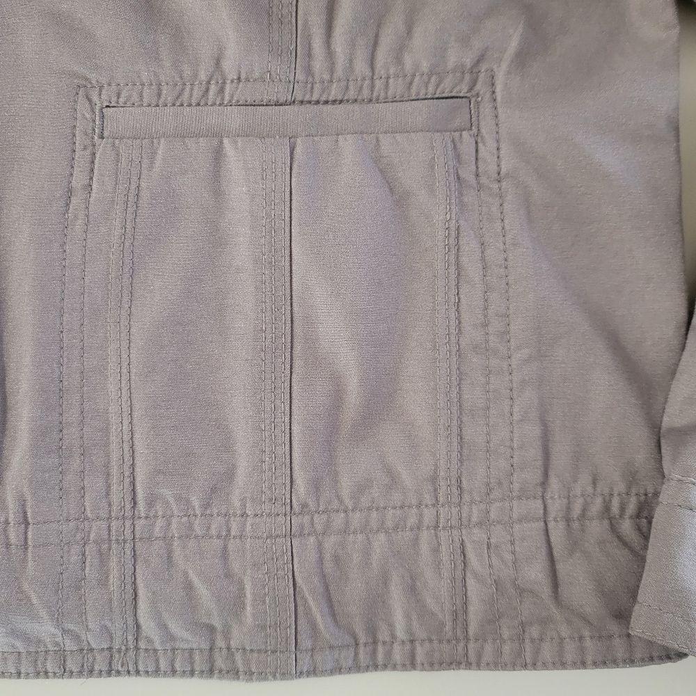 Christopher & Banks Women's Taupe Tan Lightweight Unlined Jacket - Picture 11 of 16